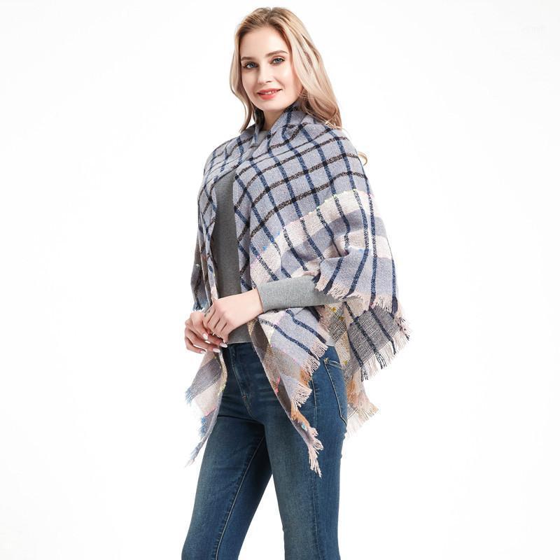 Scarves Royalmaybe Factory Direct Sale Autumn And Winter Plaid Bib Ladies Polyester Cashmere Triangle Scarf Shawl, Blue;gray
Scarves Royalmaybe Factory Direct Sale Autumn And Winter Plaid Bib Ladies Polyester Cashmere Triangle Scarf Shawl, Blue;gray
