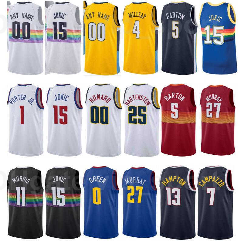 Print Basketball Will Barton Jersey 5 Paul Millsap 4 Jamal Murray 15 Michael Porter Jr 1City Earned Edition Black White Blue Red Yellow, Purple
Print Basketball Will Barton Jersey 5 Paul Millsap 4 Jamal Murray 15 Michael Porter Jr 1City Earned Edition Black White Blue Red Yellow, Purple