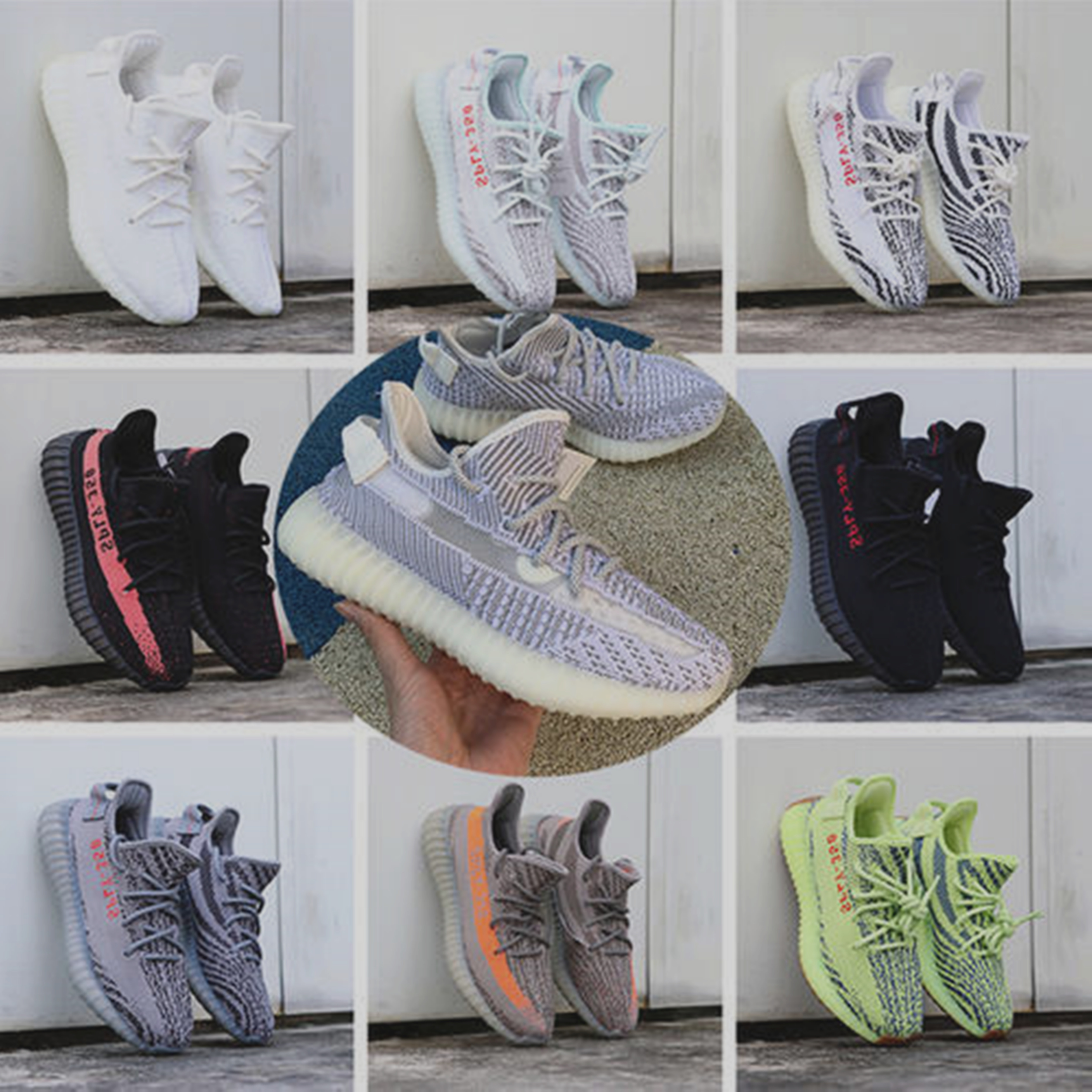 Yecheil 2021 Kanye boost 350 V2 Sports Shoe Synth Yeezreel Cinder Cloud White Static Black Sneakers Man Trainers Size 36-45, Select shoe size 
Yecheil 2021 Kanye boost 350 V2 Sports Shoe Synth Yeezreel Cinder Cloud White Static Black Sneakers Man Trainers Size 36-45, Select shoe size