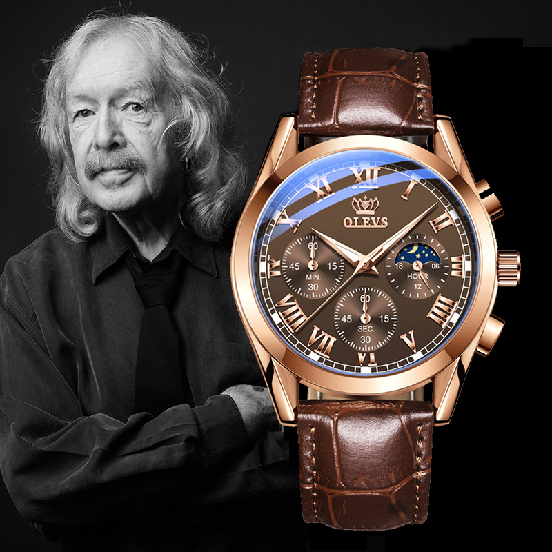 OLEVS Watch Men 2021 Luxury Brand New Multifunctional Sport Timing Genuine Leather Watch Waterproof Luminous Watchesg, See chart
OLEVS Watch Men 2021 Luxury Brand New Multifunctional Sport Timing Genuine Leather Watch Waterproof Luminous Watchesg, See chart