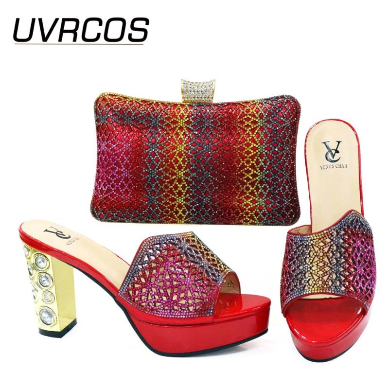 Dress Shoes The Red Color Italian With Matching Bags Set Decorated Rhinestone African Shoe And Bag Elegant, Black
Dress Shoes The Red Color Italian With Matching Bags Set Decorated Rhinestone African Shoe And Bag Elegant, Black