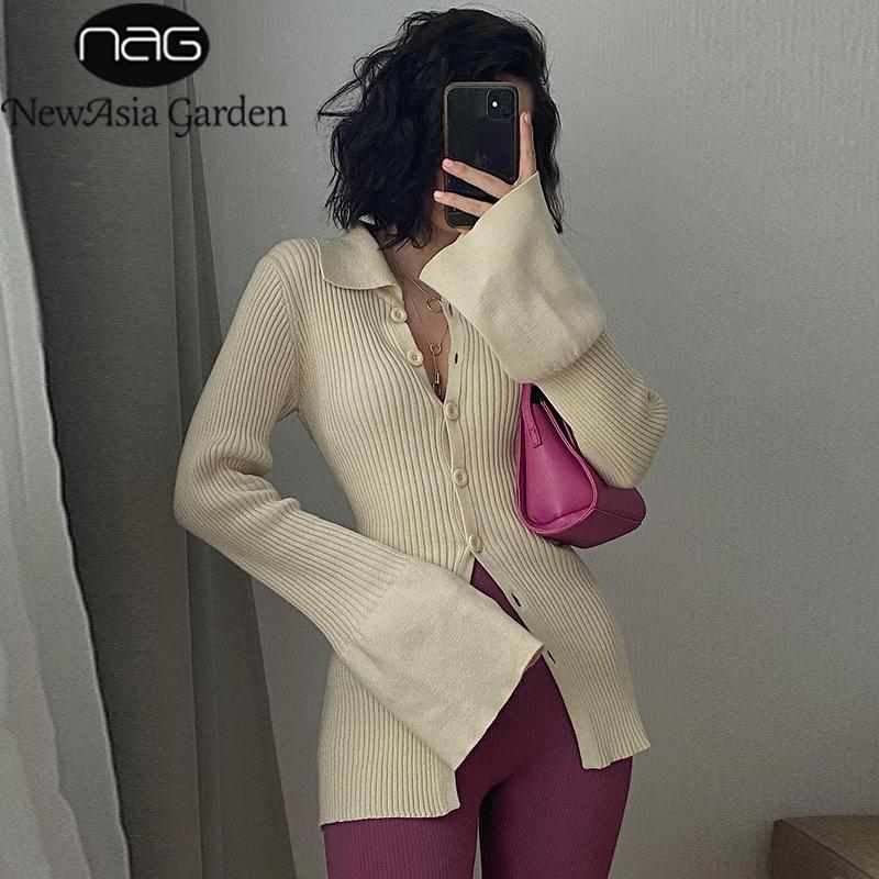 Women' Knits & Tees Asia Ribbed Knit Sweater Cardigan Flare Sleeve Turn Down Collar Single Breasted Long Fall 2021 Womens Fashion Jacket, Beige
Women' Knits & Tees Asia Ribbed Knit Sweater Cardigan Flare Sleeve Turn Down Collar Single Breasted Long Fall 2021 Womens Fashion Jacket, Beige