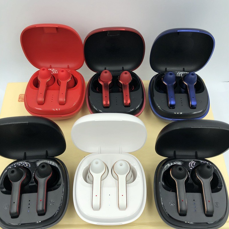 2021 brand True Bluetooth Headphones top Chip Earphones Wireless Charging In-Ear Detection headset earbuds TWS