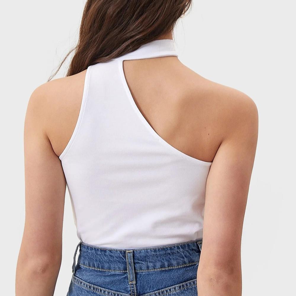 Women Vintage Strapless Short Blouses Fashion Female Shirts Halter Neck Girls Ladies Sexy Chic Tops 210521