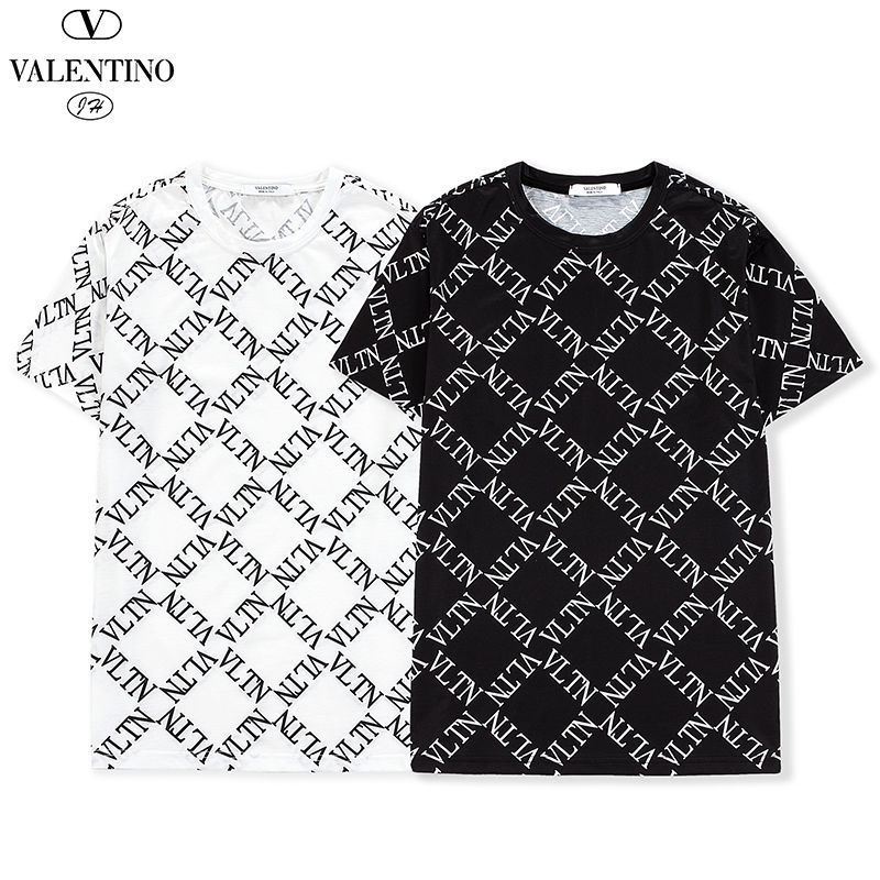 Europe station star same Valen vt tiannu men's and women's diamond lattice short sleeve T-shirt, White;black
Europe station star same Valen vt tiannu men's and women's diamond lattice short sleeve T-shirt, White;black