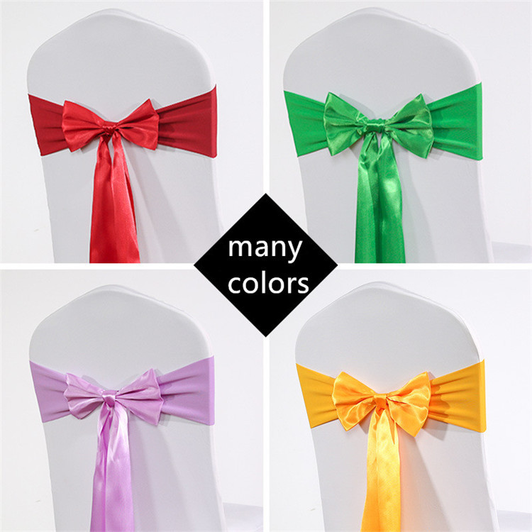 Versatile Party Supply - Multiple Color Choices Spandex Sash Chairs for Weddings & Celebrations