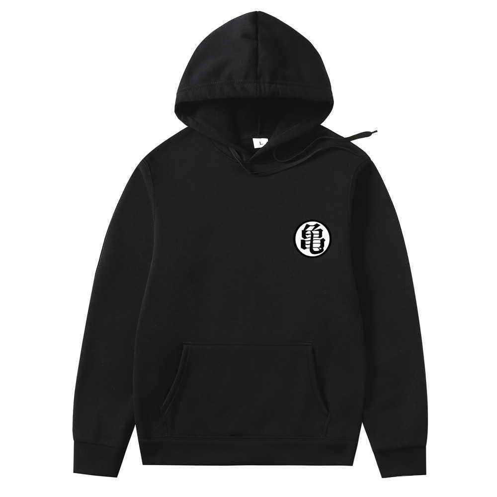 Men Hoodies Sweatshirts Orange Turtle Goku Print Autumn New Spoof Cartoon Casual Fashion men Streetwear sudadera pullover H0910