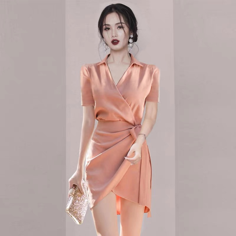 Summer Fashion Lapel Shirts Dress Vintage Elegant Lace Up Waist Casual Irregular Chic Mini Dress 210518, Photo color
Summer Fashion Lapel Shirts Dress Vintage Elegant Lace Up Waist Casual Irregular Chic Mini Dress 210518, Photo color