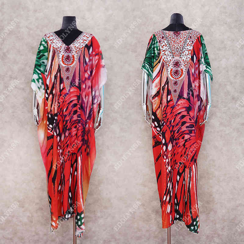 Long Cotton Beach Cover up Pareos de Playa Mujer Kaftan Wear Oversize Bikini Robe Plage Sarong Tunic #Q954 210420