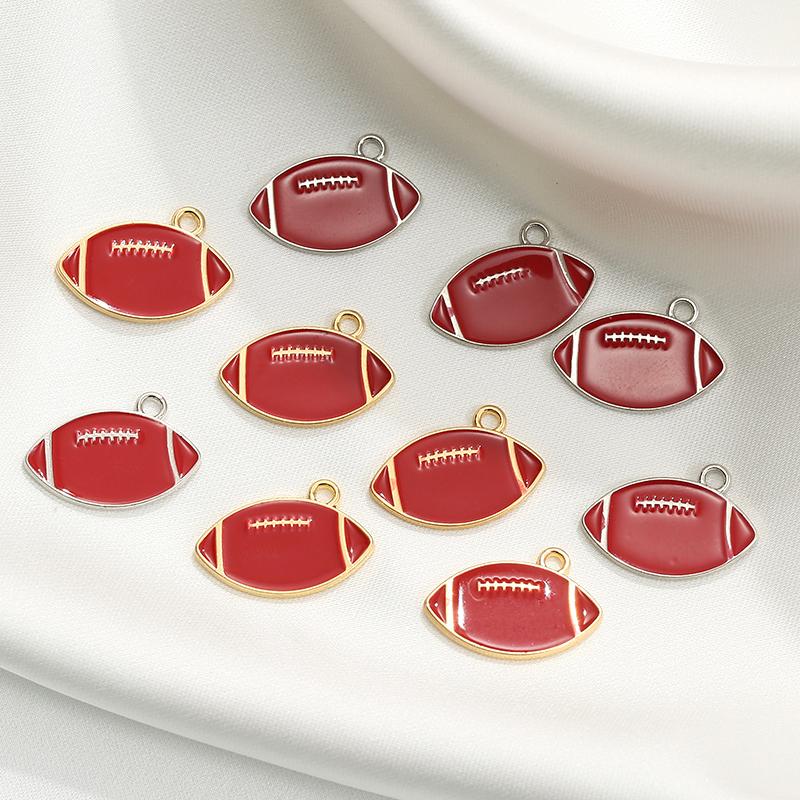 Charms Sansango 10Pcs Enamel Charm Football Pendant Fit For Diy Jewelry Making Necklace Bracelet Keychain 20*14Mm, Bronze;silver
Charms Sansango 10Pcs Enamel Charm Football Pendant Fit For Diy Jewelry Making Necklace Bracelet Keychain 20*14Mm, Bronze;silver