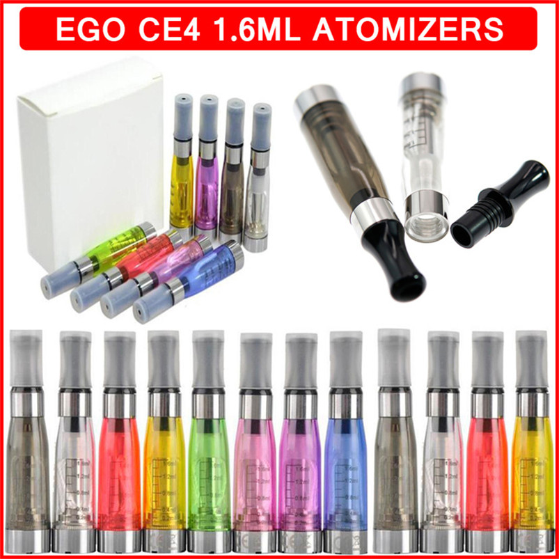 CE4 Atomizer 1.6ml Electronic Cigarettes Cartridge with Black Drip Tip for 510 eGo Battery Carts Vape Atomizers Ecigarette Cartridges
CE4 Atomizer 1.6ml Electronic Cigarettes Cartridge with Black Drip Tip for 510 eGo Battery Carts Vape Atomizers Ecigarette Cartridges