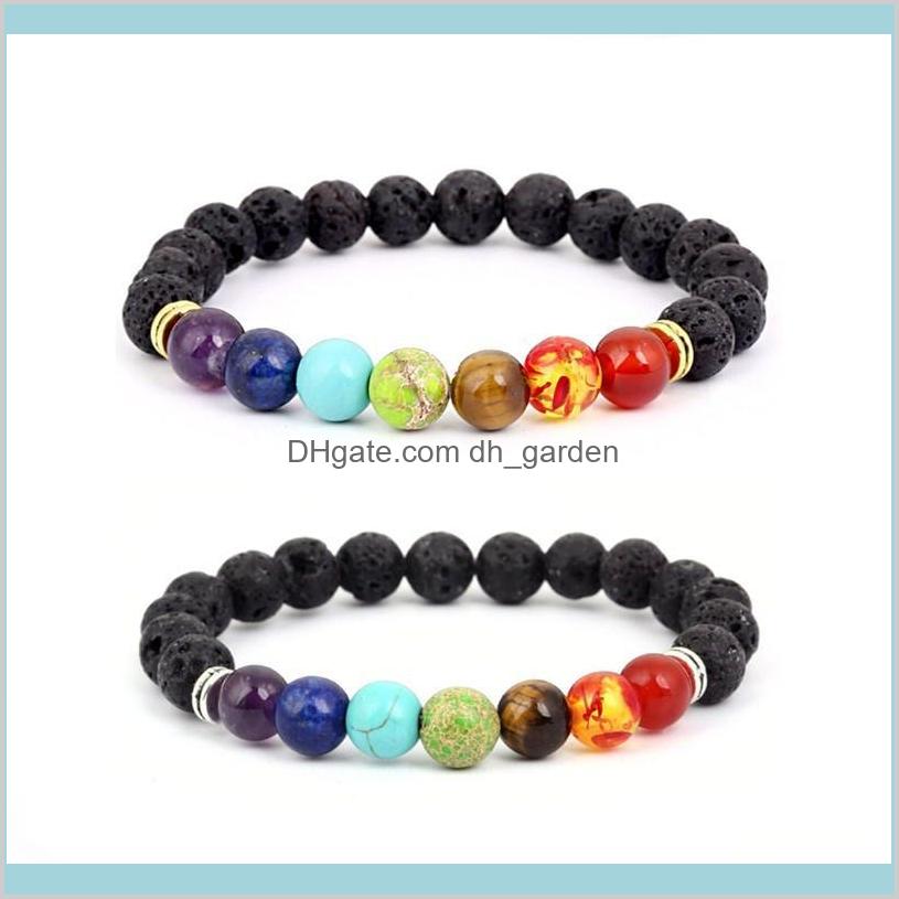 Drop Delivery 2021 Volcano Rock Beaded Bracelets Fashion Natural Charm Jewelry Punk 7 Color Stone Cuffs Bangles Turquoise Bracelet Siergold J, Golden;silver
Drop Delivery 2021 Volcano Rock Beaded Bracelets Fashion Natural Charm Jewelry Punk 7 Color Stone Cuffs Bangles Turquoise Bracelet Siergold J, Golden;silver