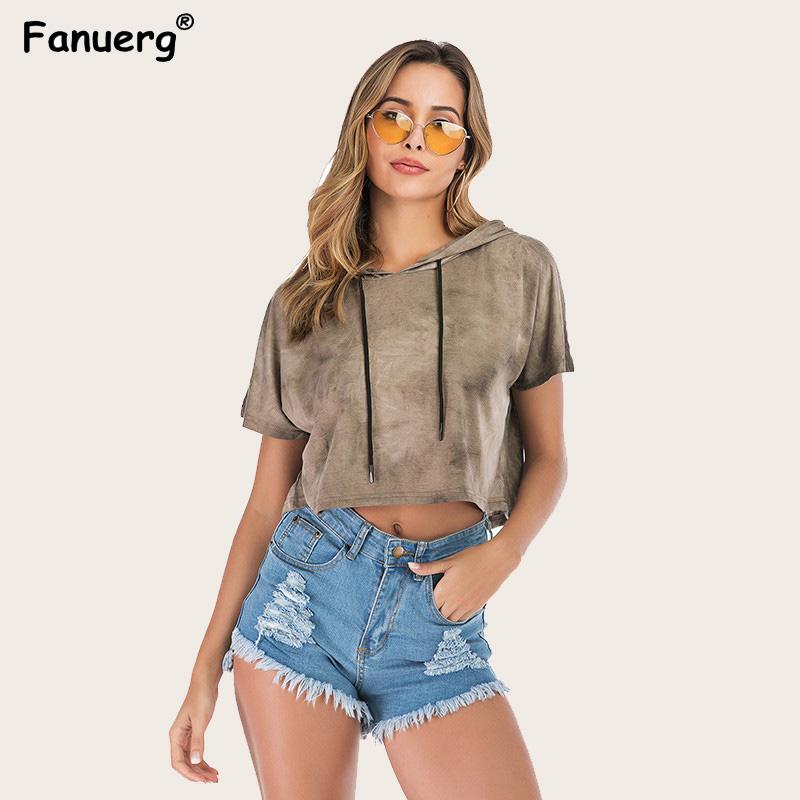 Women' Hoodies & Sweatshirts Fanuerg Short Sleeve Solid Crop Top For Women Girls Teens Summer 2021 Fashion Female Casual Pullover Sweatshir, Army green
Women' Hoodies & Sweatshirts Fanuerg Short Sleeve Solid Crop Top For Women Girls Teens Summer 2021 Fashion Female Casual Pullover Sweatshir, Army green