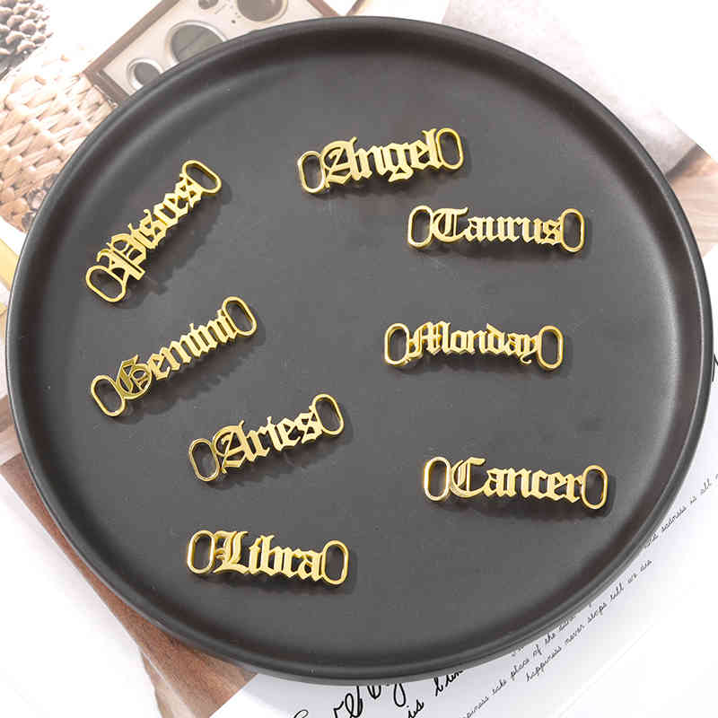 Custom Name Buckles Gold Silver Color Stainless Steel Shoelace Buckle Shoe Decoration Charm Sneaker Accessories Jewelry
Custom Name Buckles Gold Silver Color Stainless Steel Shoelace Buckle Shoe Decoration Charm Sneaker Accessories Jewelry