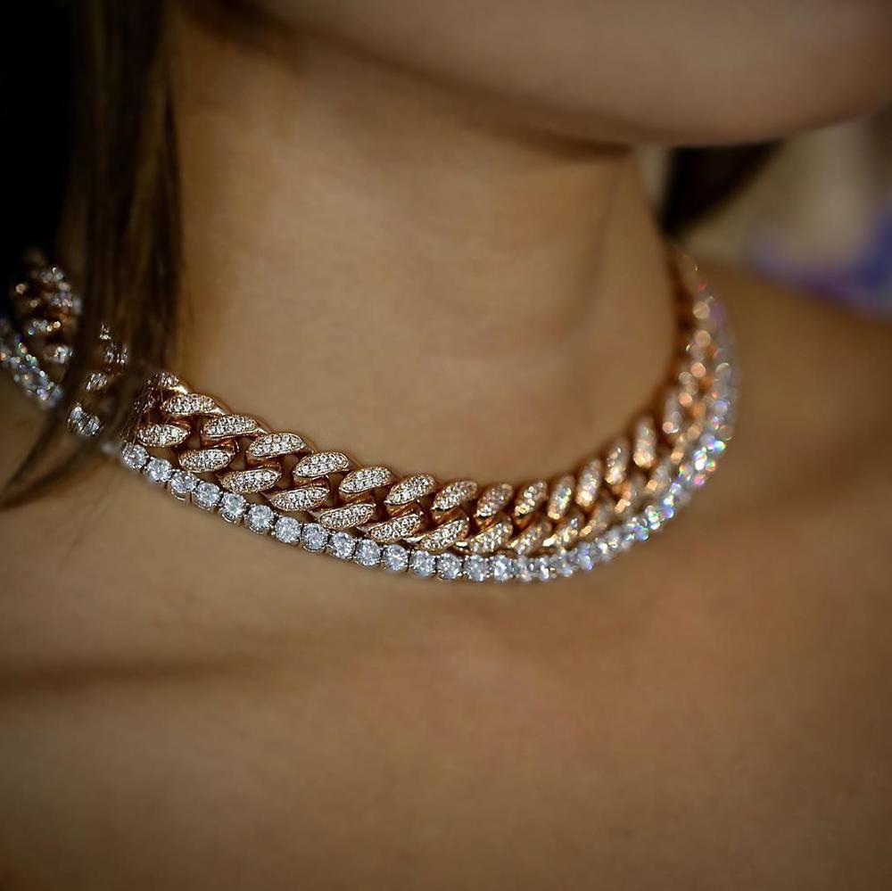 Gold Silver 4mm Cubic Zircon Tennis Chain Choker Necklaces Iced Out Hip Hop Women Jewelry Bling 5A CZ Stone Tennis Necklace X0509
Gold Silver 4mm Cubic Zircon Tennis Chain Choker Necklaces Iced Out Hip Hop Women Jewelry Bling 5A CZ Stone Tennis Necklace X0509