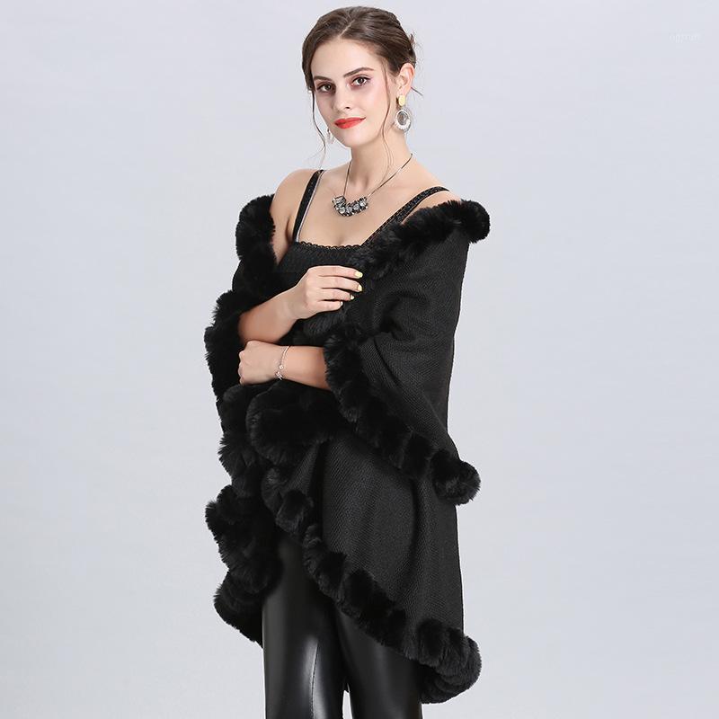 Scarves 2021 Designer Imitation Fur Collar Fashion Plus Velvet Double Cardigan Shawl Knitted Cloak Bufanda Mujer
Scarves 2021 Designer Imitation Fur Collar Fashion Plus Velvet Double Cardigan Shawl Knitted Cloak Bufanda Mujer