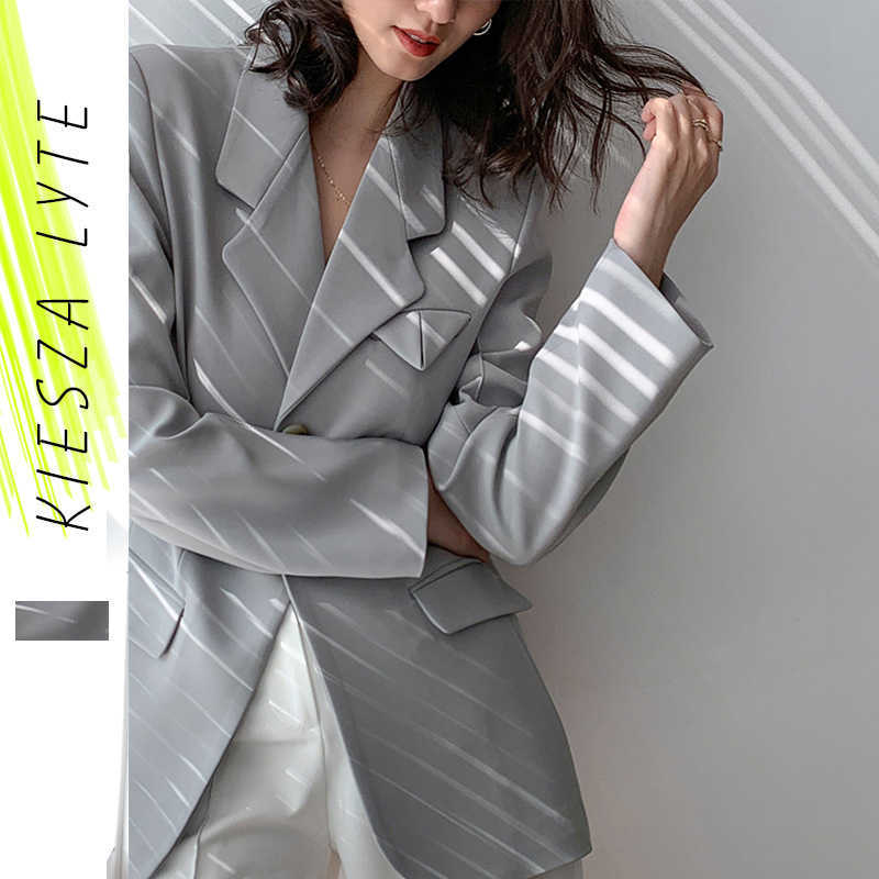 Blue Grey Suit Blazer Women Casual Slim Spring Autumn Female Single Button Notched Collar Jacket Office Lady Workwear 210608
Blue Grey Suit Blazer Women Casual Slim Spring Autumn Female Single Button Notched Collar Jacket Office Lady Workwear 210608
