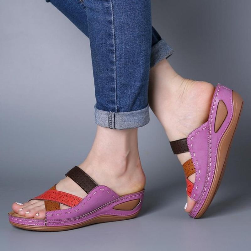 Sandals Plus Size Casual 2021 Color Matching Platform Flip-flops Ladies Wedge Flat Slip On Comfortable Women Solid Shoes, Purple
Sandals Plus Size Casual 2021 Color Matching Platform Flip-flops Ladies Wedge Flat Slip On Comfortable Women Solid Shoes, Purple