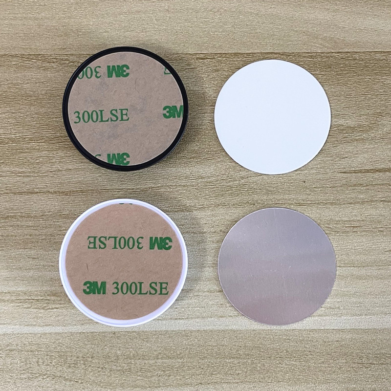 Sublimation Blank cell phone holder Plastic Stand With Metal insert heat transfer printing grip bracket finger ring holders
