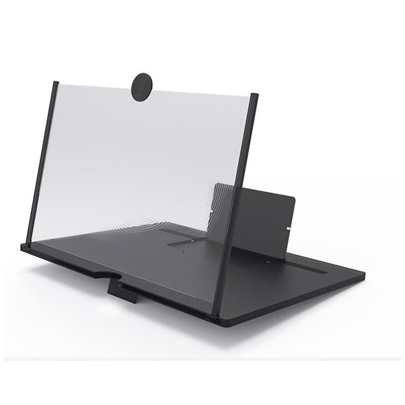 by sea shipping 10 12 inch Folding Phone Holder Screen Magnifier Radiation Protection 3D HD Video Amplifier Bracket