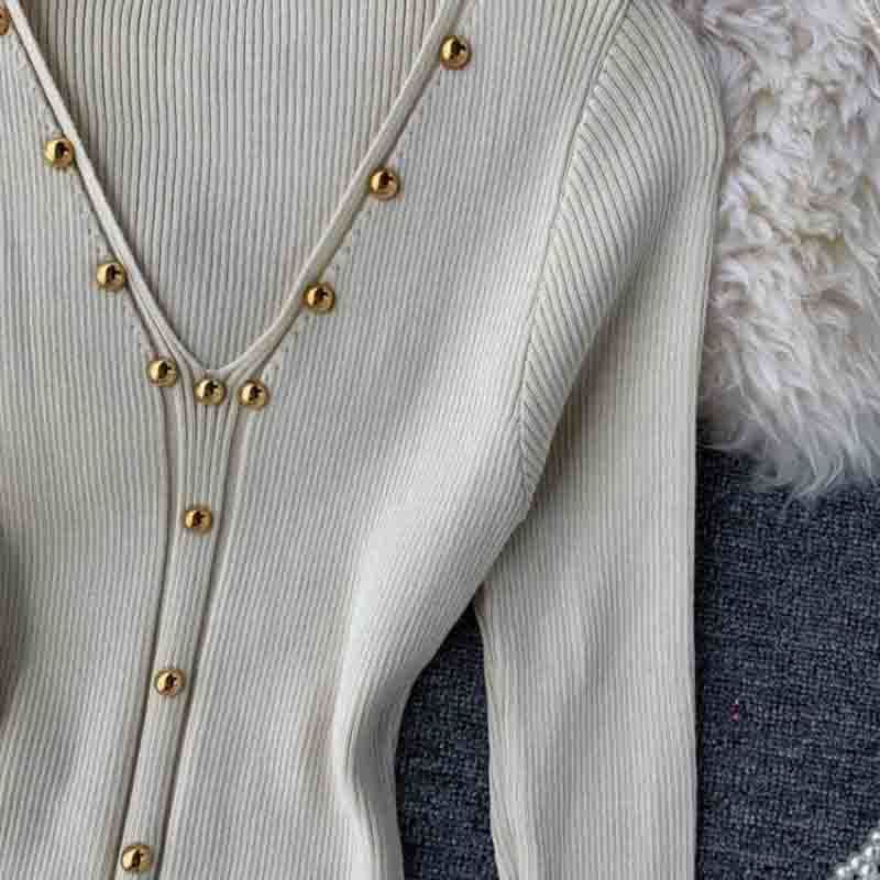 Autumn Winter Long Sweater Dress Women Long Sleeve Halter V-neck Sexy Knitted Dress Elastic Slim Bodycon Dress Robe Femme 210521