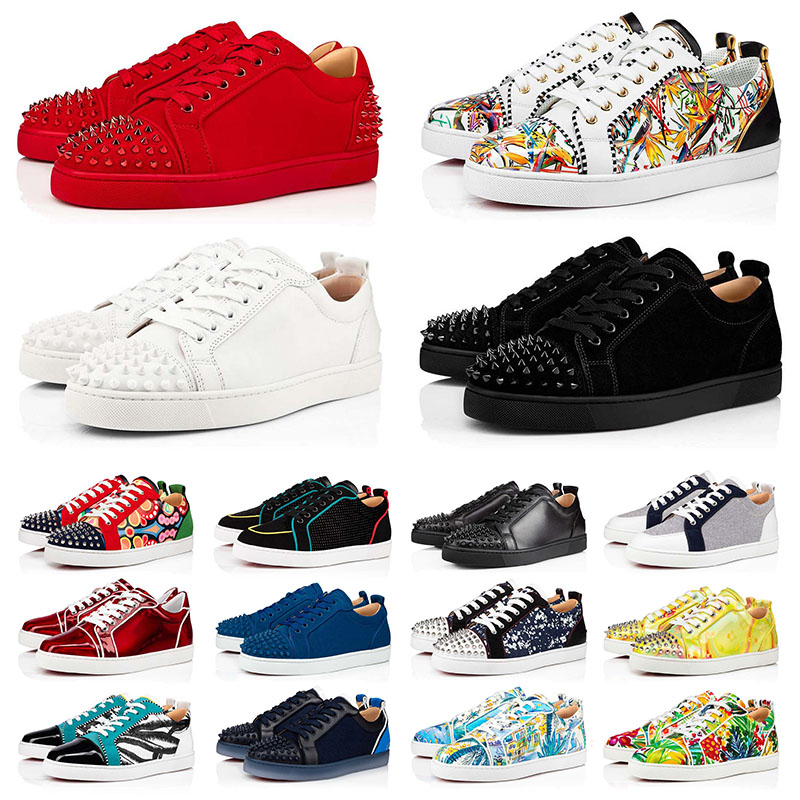 2021 Newest Red Bottom Bottoms Luxurys Designers Casual Shoes Spikes Flats Mens Womens Platform Sneakers Trainers Leather Suede Silver Diamond Low Cut, Black
2021 Newest Red Bottom Bottoms Luxurys Designers Casual Shoes Spikes Flats Mens Womens Platform Sneakers Trainers Leather Suede Silver Diamond Low Cut, Black