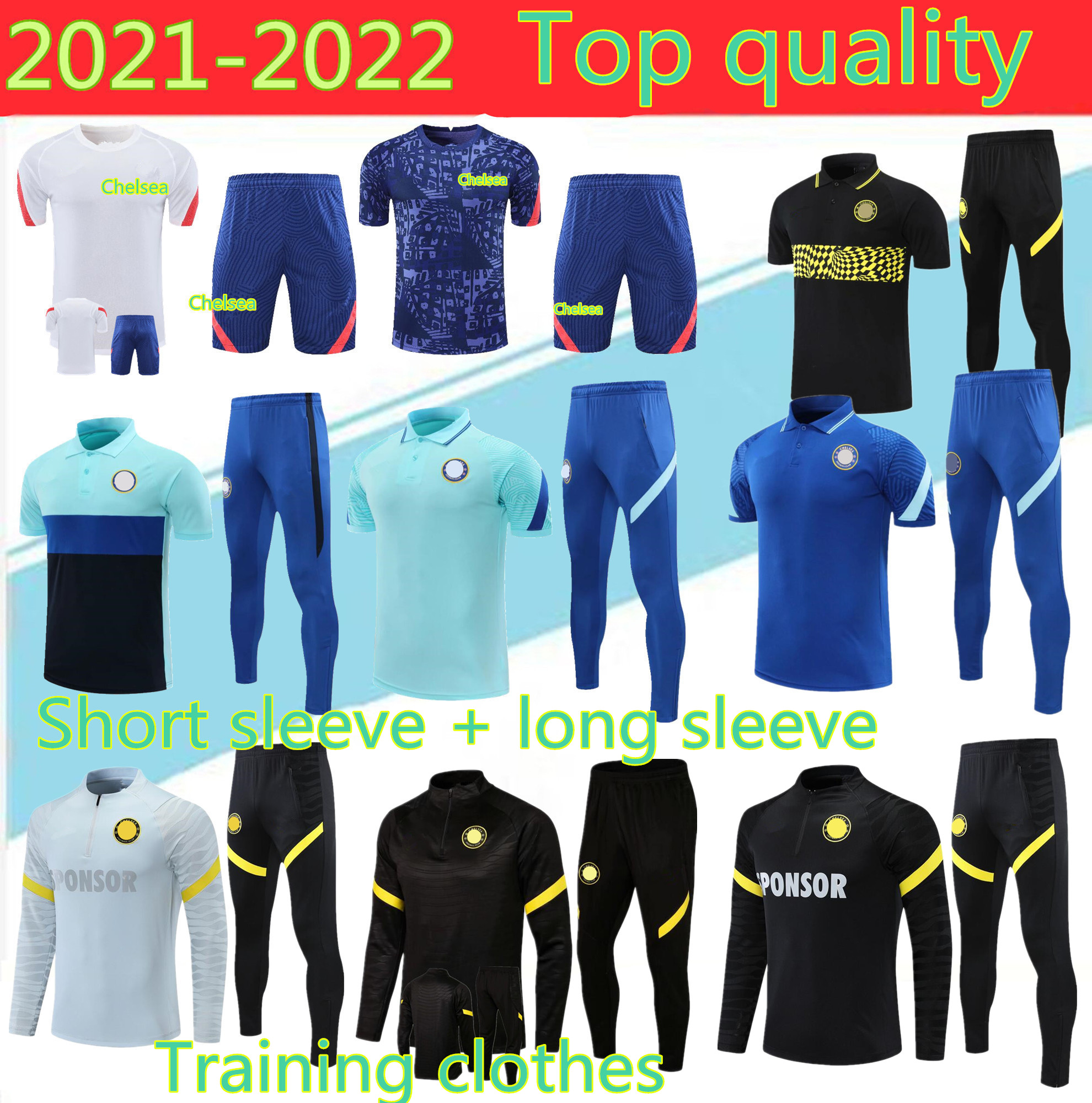 20/21 KANTE WILLIAN soccer tracksuit Survetement Short sleeve + long 2021 WERNER ZIYECH HAVERTZ PULISIC r football training suit, Black
20/21 KANTE WILLIAN soccer tracksuit Survetement Short sleeve + long 2021 WERNER ZIYECH HAVERTZ PULISIC r football training suit, Black