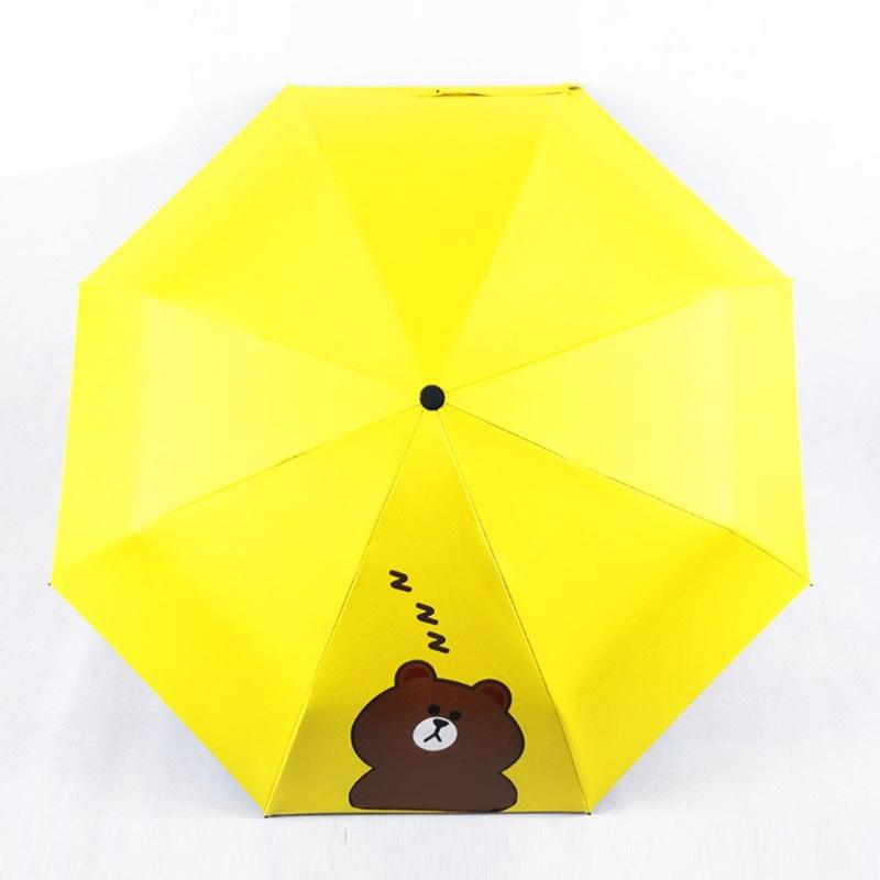 Clear Umbrella Bear Printed 3 Folding Sun Rain Outdoor Travel UV Protective Windproof Sunscreen Black Mens Gifts Z503 Umbrellas
Clear Umbrella Bear Printed 3 Folding Sun Rain Outdoor Travel UV Protective Windproof Sunscreen Black Mens Gifts Z503 Umbrellas
