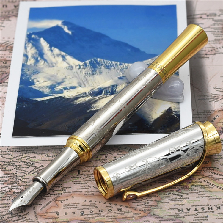 high-quality Unique pen Grace of Monaco monte Silver Pattern metal Engraved roller ball School Office Stationery Gift pens
high-quality Unique pen Grace of Monaco monte Silver Pattern metal Engraved roller ball School Office Stationery Gift pens