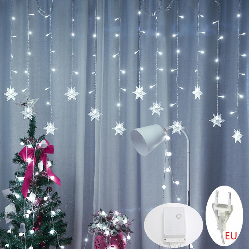 Christmas Decorations Decoration Snowflake LED String Lights Curtain Garland On The Window Decor For Home Fairy Year
Christmas Decorations Decoration Snowflake LED String Lights Curtain Garland On The Window Decor For Home Fairy Year