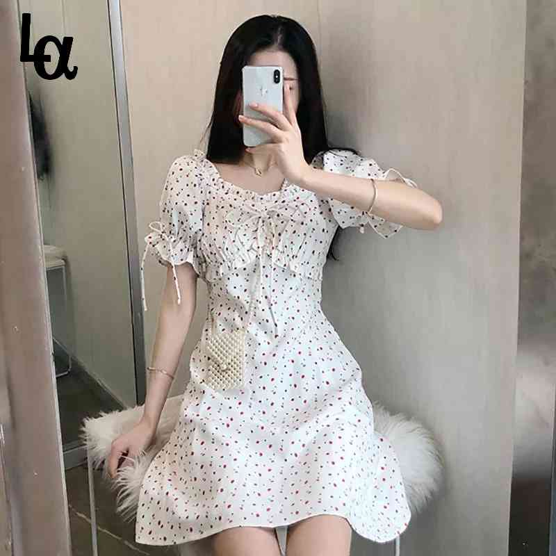 Strawberry Dress Women Elegant Chiffon Floral Print Casual Slim Puff Sleeve Sweet Chic Ruffle 210519, White
Strawberry Dress Women Elegant Chiffon Floral Print Casual Slim Puff Sleeve Sweet Chic Ruffle 210519, White