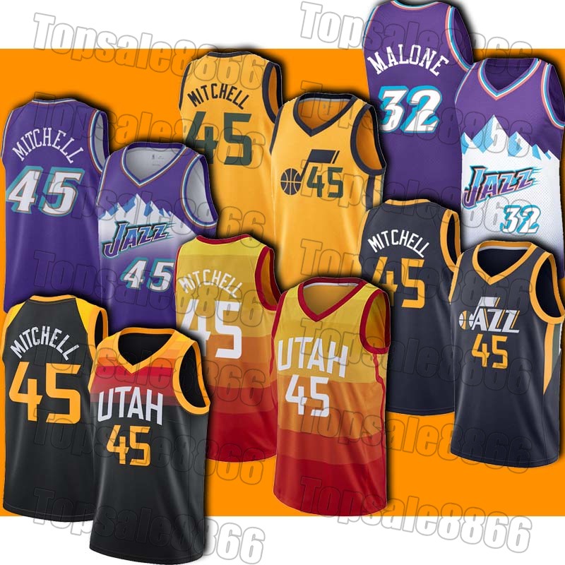 Jazzes Donovan 45 Mitchell Jerseys Throwback John 12 Stockton Jersey Karl 32 Malone Jerseys Basketball Jersey, Black;red
Jazzes Donovan 45 Mitchell Jerseys Throwback John 12 Stockton Jersey Karl 32 Malone Jerseys Basketball Jersey, Black;red