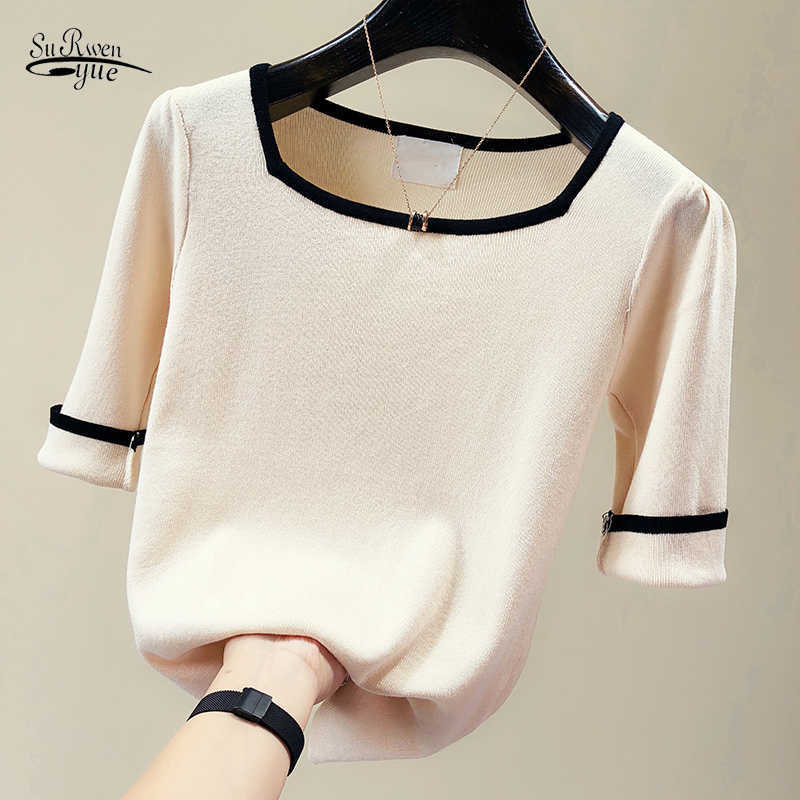 Summer Fashion Short Sleeve Women Tops and Blouses Spring Solid Elegant Chiffon Shirt Blusas Mujer Casual Women Clothing 9592 210527, Creamy-white
Summer Fashion Short Sleeve Women Tops and Blouses Spring Solid Elegant Chiffon Shirt Blusas Mujer Casual Women Clothing 9592 210527, Creamy-white