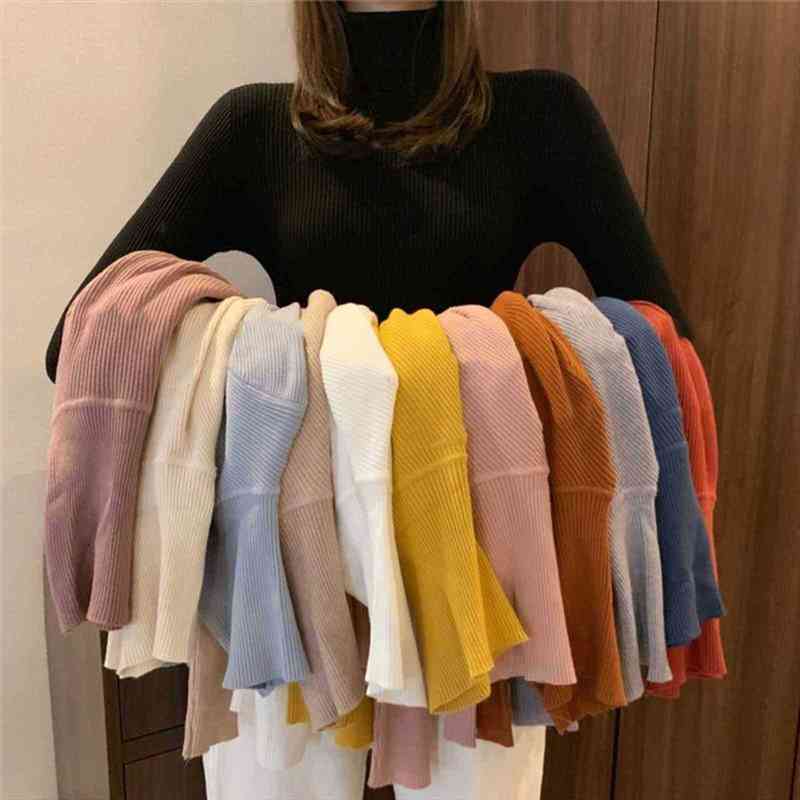 knitted women high neck womens sweater pullovers turtleneck autumn winter basic slim fit black pull femme, White;black
knitted women high neck womens sweater pullovers turtleneck autumn winter basic slim fit black pull femme, White;black