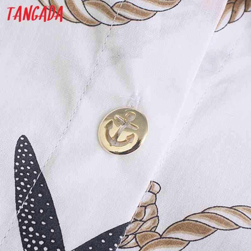 Women Vintage Oversized Print Blouse Long Sleeve Chic Female Office Lady Shirt Blusas Femininas JE19 210416
