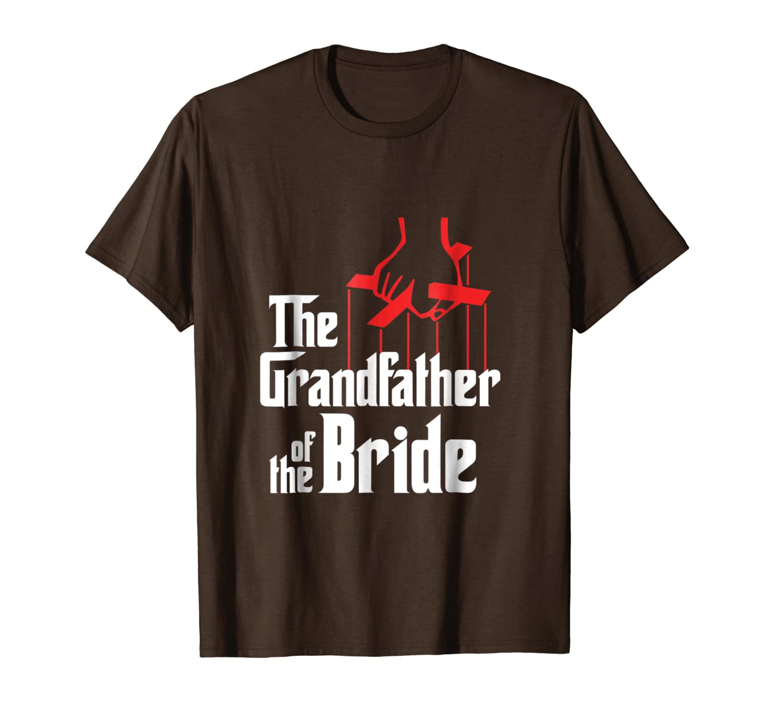 mens grandfather of the bride t-shirt, White;black 
mens grandfather of the bride t-shirt, White;black