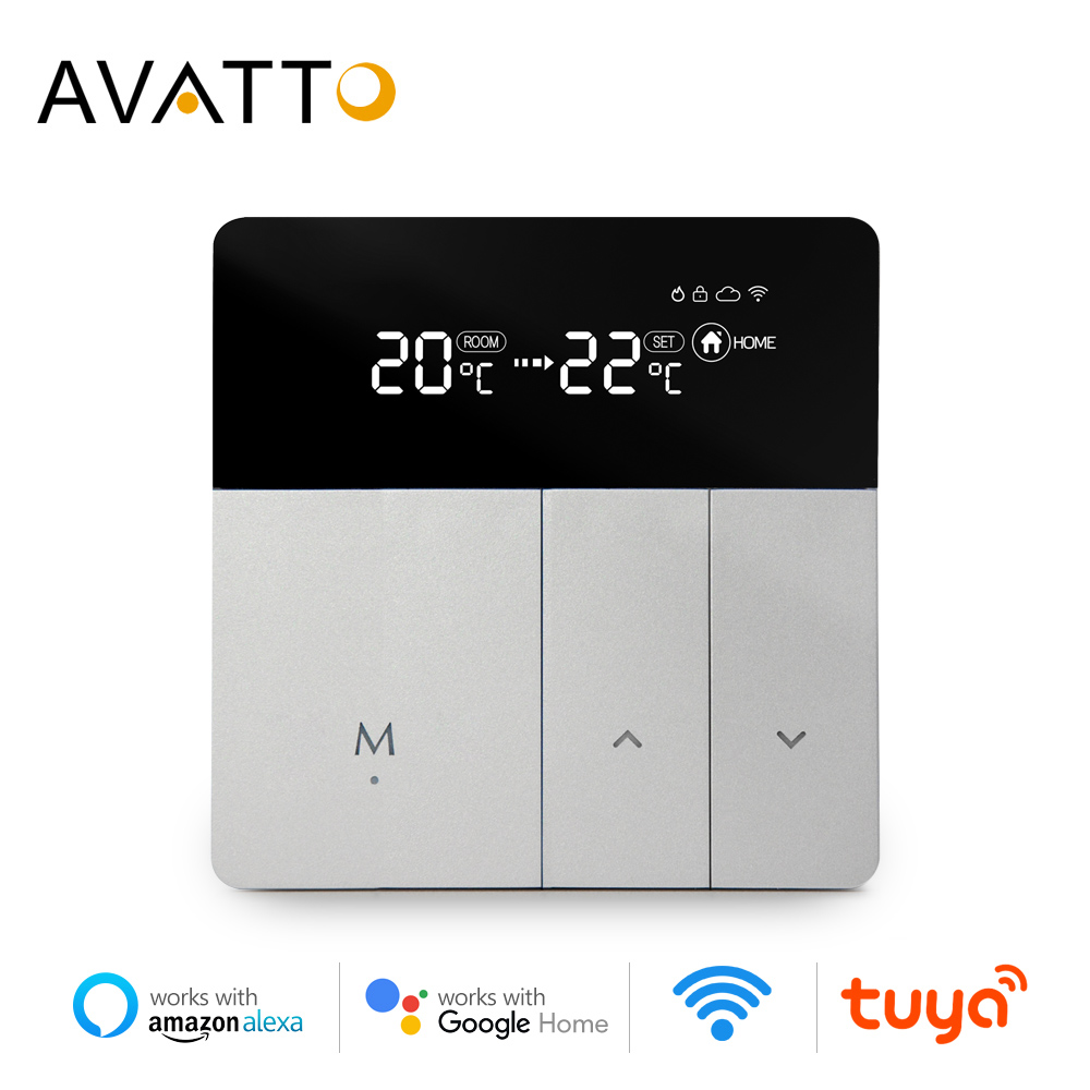 AVATTO WiFi Smart Thermostat Temperature Controller100-240 V Tuya APP Remote ControlWork with Alexa Google Home Yandex Alice
AVATTO WiFi Smart Thermostat Temperature Controller100-240 V Tuya APP Remote ControlWork with Alexa Google Home Yandex Alice