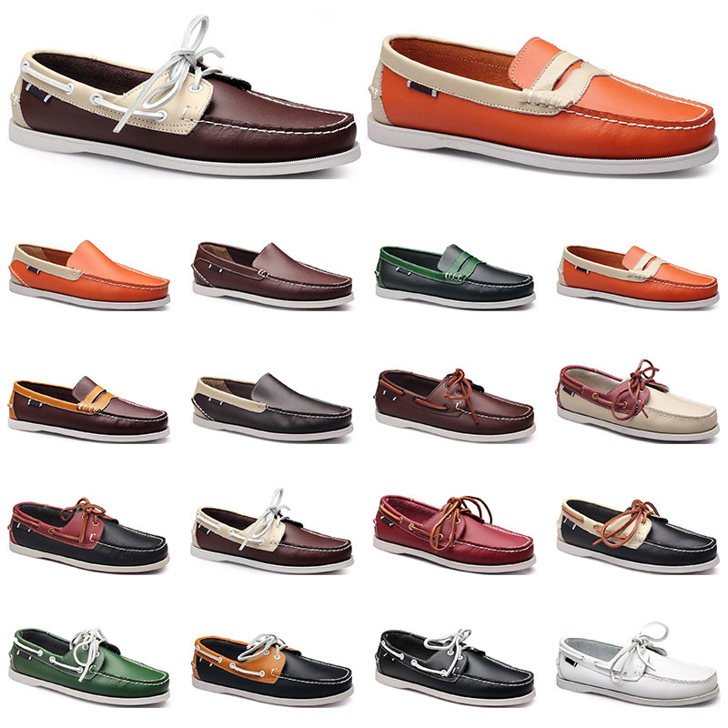 173 Womens sneakers Sailing shoe mens casual leather shoes black white red green orange brown outdoor trainers size 38-45, 14
173 Womens sneakers Sailing shoe mens casual leather shoes black white red green orange brown outdoor trainers size 38-45, 14