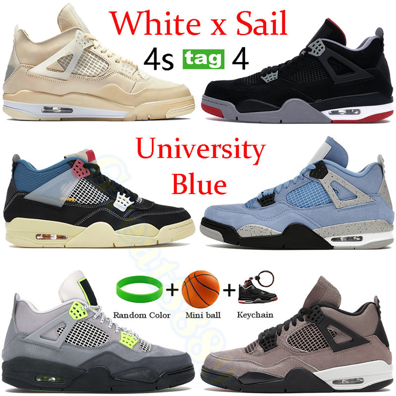 2021 Fashion Taupe Haze 4 4s Guava Ice University Blue Basketball Shoes White X Sail Noir Black Cement Cat Sneakers Neon Men Trainers
2021 Fashion Taupe Haze 4 4s Guava Ice University Blue Basketball Shoes White X Sail Noir Black Cement Cat Sneakers Neon Men Trainers