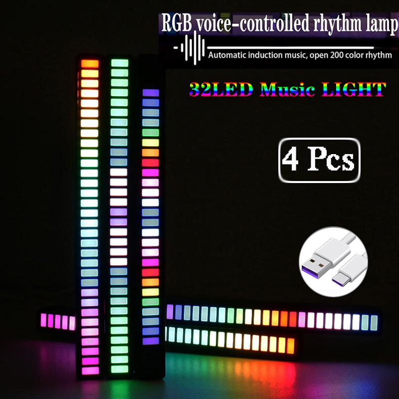 Night Lights 32 LED Bluetooth-APP Connect 5v USB RGB Music Light Car Decoration Rhythm Pickup Lamp Voice-Activated Sound Control
Night Lights 32 LED Bluetooth-APP Connect 5v USB RGB Music Light Car Decoration Rhythm Pickup Lamp Voice-Activated Sound Control