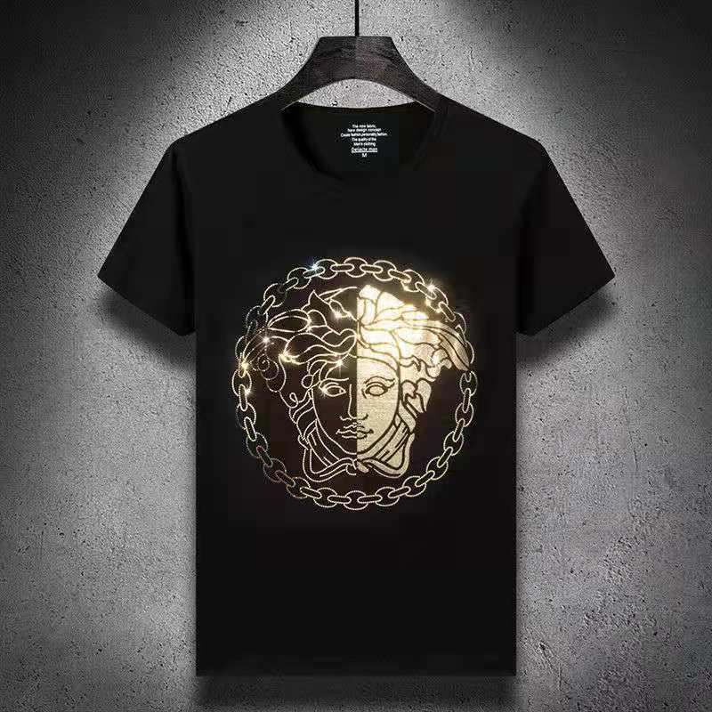 short-sleeved men's t shirts trend fashion personality pure cotton half-sleeved t-shirt 2021 loose top, White;black
short-sleeved men's t shirts trend fashion personality pure cotton half-sleeved t-shirt 2021 loose top, White;black