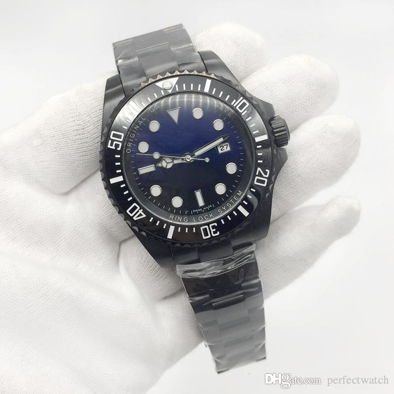Classic Mens Watch DEEP series 116660 44MM dial ceramic bezel strap automatic movement Mechanical sports sea dweller watches, Black
Classic Mens Watch DEEP series 116660 44MM dial ceramic bezel strap automatic movement Mechanical sports sea dweller watches, Black