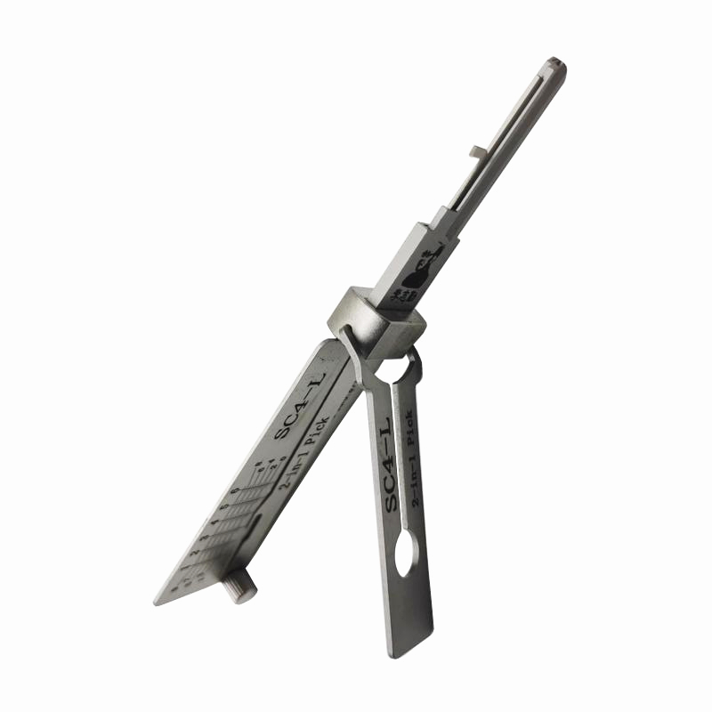 Original Lishi SC4-L 2 in 1 civil Door Lock Picks lockpicking Decoder Unlock Tool for Schlage
Original Lishi SC4-L 2 in 1 civil Door Lock Picks lockpicking Decoder Unlock Tool for Schlage