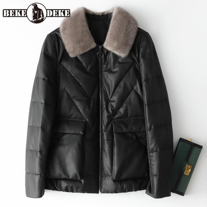 Women's Leather & Faux 2021 Winter Sheepskin Down Jacket Outerwear Korean Style Womens Genuine Zippers Loose Fur Collar Casual Coat, Black
Women's Leather & Faux 2021 Winter Sheepskin Down Jacket Outerwear Korean Style Womens Genuine Zippers Loose Fur Collar Casual Coat, Black