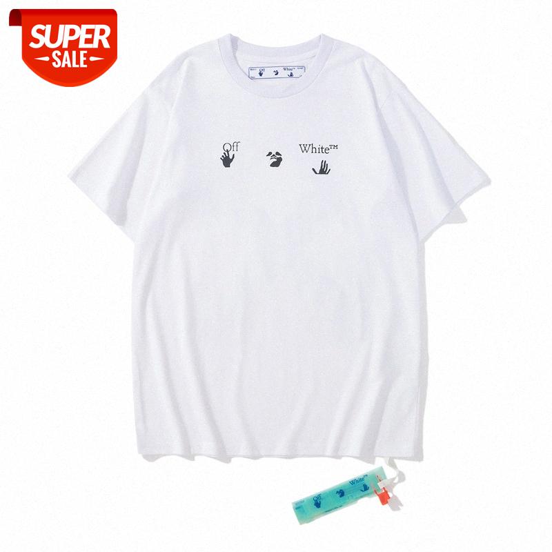 S tide OFF slogan gesture casual short-sleeved ow men and women the same couple loose small hand T-shirt #2L95, White;black
S tide OFF slogan gesture casual short-sleeved ow men and women the same couple loose small hand T-shirt #2L95, White;black