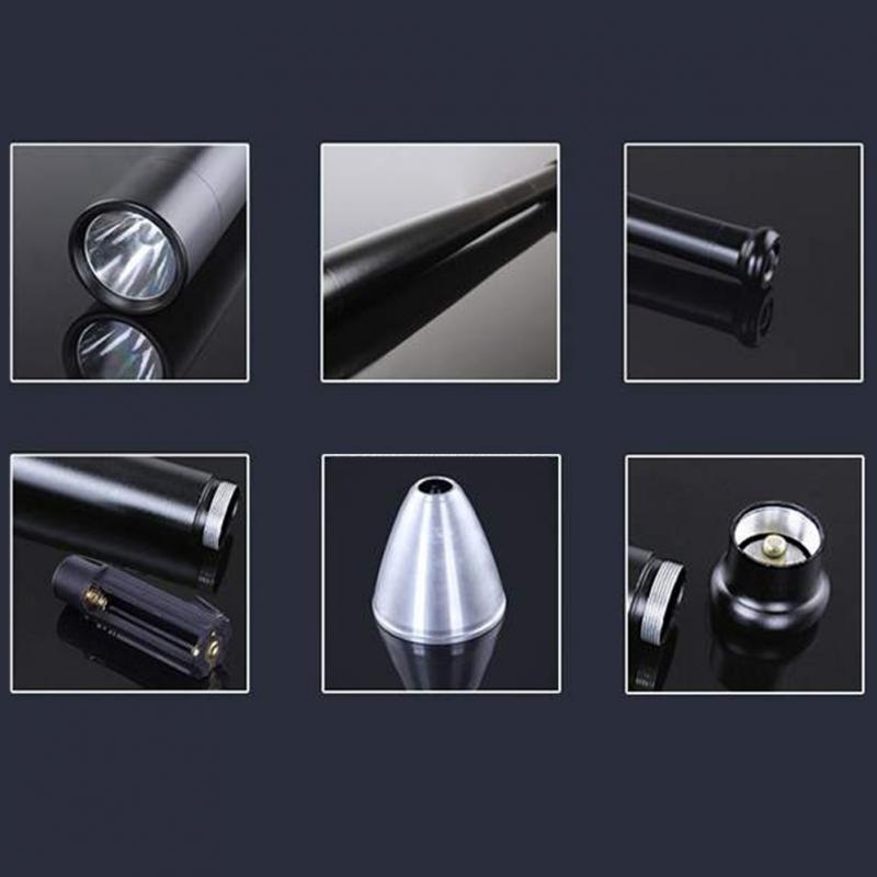 Flashlights Torches Baseball Bat LED Super Bright Torch Emergency Aluminium Alloy Powerful Flash Light