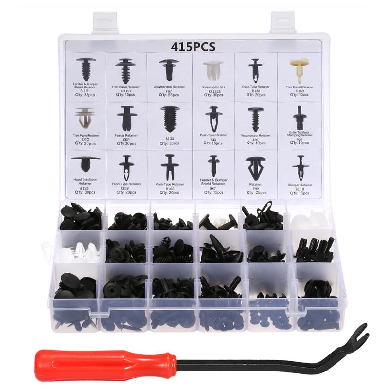 Other Vehicle Tools Car Retainer Clips & Plastic Fasteners Kit Auto Fastener With Removal Tool 415PCS 18 Sizes Rivet Trim
Other Vehicle Tools Car Retainer Clips & Plastic Fasteners Kit Auto Fastener With Removal Tool 415PCS 18 Sizes Rivet Trim