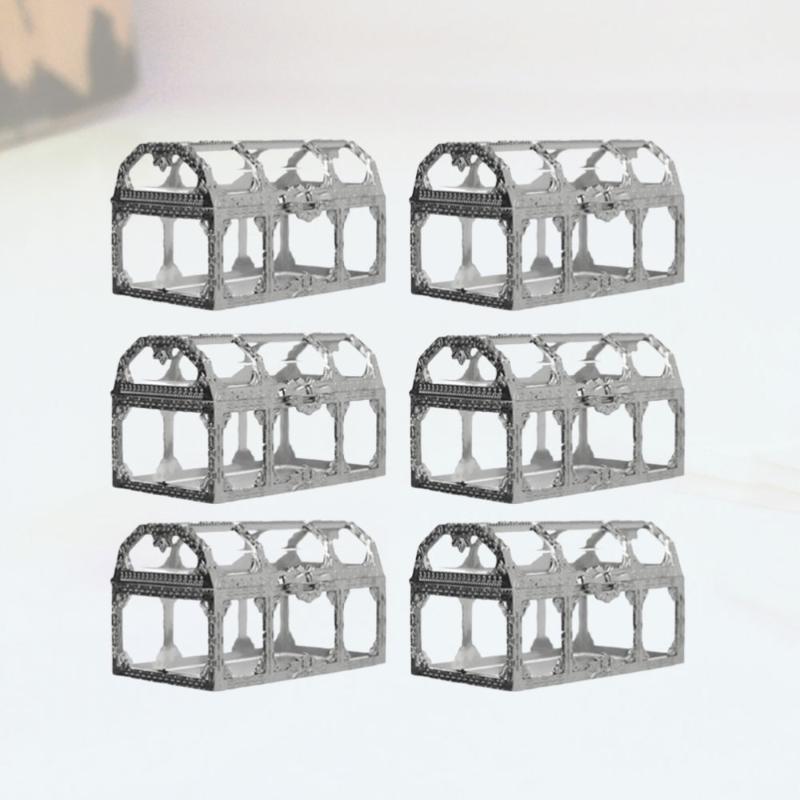 Gift Wrap 6pcs Candy Box Case Europe Style Hollow Out Treasure Shape Design Wedding Party Supplies (Silver 7.4x5.2x5cm)
Gift Wrap 6pcs Candy Box Case Europe Style Hollow Out Treasure Shape Design Wedding Party Supplies (Silver 7.4x5.2x5cm)