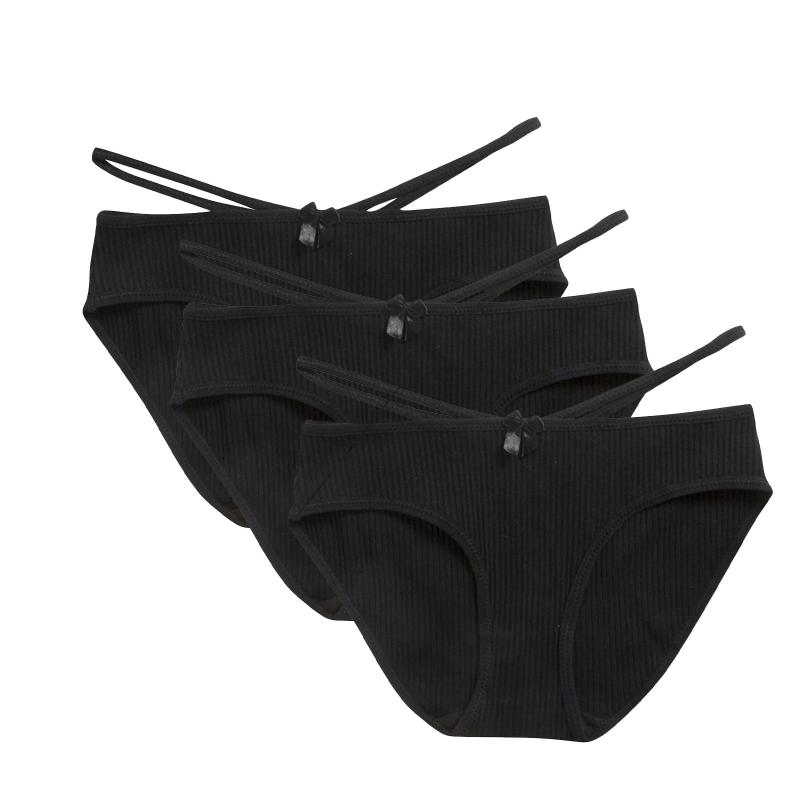 Women's Panties Sexy Underwear Transparent Short Skin Ladies Solid Color Striped Cotton Crotch Seamless One-band Low-waist Briefs, 3pc
Women's Panties Sexy Underwear Transparent Short Skin Ladies Solid Color Striped Cotton Crotch Seamless One-band Low-waist Briefs, 3pc