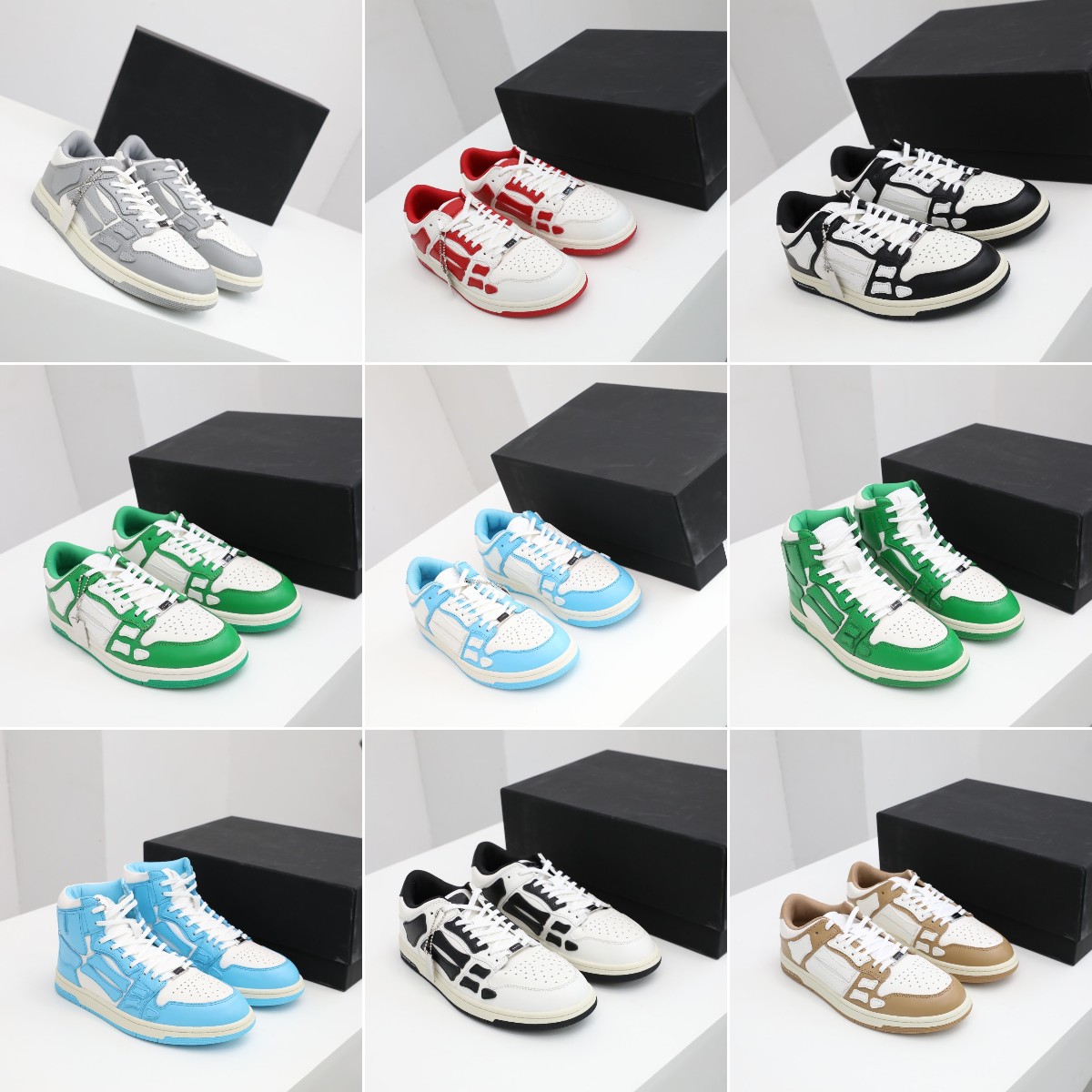 SKEL TOP HI LOW BANDANA sneakers Luxury Designer Men women Shoes Leather Bones Applique Upper EVA Footbed low-top High-top Sport Shoe Fashionable Top Quality, Color 14
SKEL TOP HI LOW BANDANA sneakers Luxury Designer Men women Shoes Leather Bones Applique Upper EVA Footbed low-top High-top Sport Shoe Fashionable Top Quality, Color 14